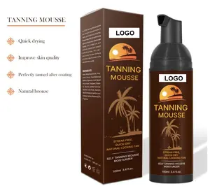 Oem/Odm Private Label Hot Koop Organic Dark Tanning Water Fake Tan Mist Self Tanner Gezicht Spray Tan