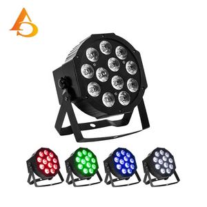 Iluminación Profesional RGBW DMX LED Par Zoom, 12 Piezas de 12W, Foco Par para Escenario - Product Image 1