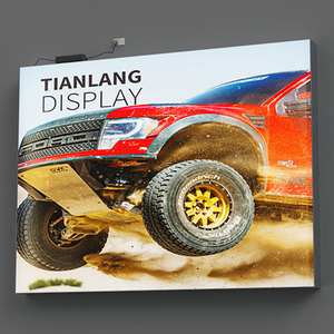 8cm unique Sideglow publicité boîte à lumière prix de gros quantité minimale de commande 1pc taille personnalisée en 24 heures SEG graphique LED rétro-éclairé pour concessionnaire signe - Product Image 4