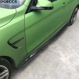 M3 M4 F80 F82 2014-2018 PSM Style True Carbon Fiber Polished Side Skirt with Side Wings Easy Installation - Product Image 6