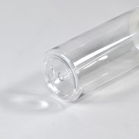 KINPACK Flacon pulvérisateur cosmétique en plastique PET 50ml 80ml 100ml avec bouchon à large ouverture et pompe pour sérum et lotion de soin de la peau