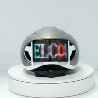 Casco inteligente LED para bicicleta eléctrica, monopatín, con luz trasera integrada, para ciclismo urbano y scooter.