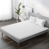 Couvre-matelas en mousse à mémoire de forme hypoallergénique en gel rafraîchissant de 3 pouces Couvre-matelas