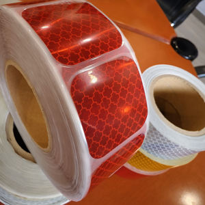 Промышленная светоотражающая лента микро призматический + Красный Печатный автомобиль светоотражающие знаки грузовик Светоотражающие материалы - Product Image 4