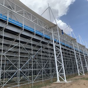 Tribuna deportiva desmontable de alta calidad Soporte de <span class=keywords><strong>gradas</strong></span> de metal <span class=keywords><strong>con</strong></span> asientos de plástico para estadio al aire libre - Product Image 5