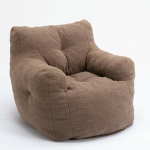 Fauteuil pouf géant en polaire Teddy pour humains et chiens, doux et moelleux, idéal comme canapé de sol ou fauteuil de relaxation pour chambre et salon - Product Image 6