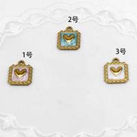 FMSCM-8 Accessoires marins en forme d'étoile de mer, breloques fantaisie en émail trèfle, accessoires de bijouterie, pendentifs cœur pour femmes, vente en gros