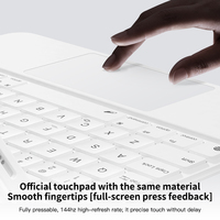 IFacemall Nouveau Produit Étui Rotatif Détachable pour Tablette 10,9 Pouces avec Fonction Coulissante et LED Sans Fil pour iPad 10ème Génération A16 2025 A18