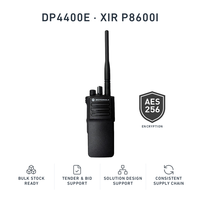 Radio Bidireccional Digital Motorola DP4400e XiR P8600i DMR, Sin Pantalla, 64 Canales, Portátil, para Uso en Sitios de Seguridad