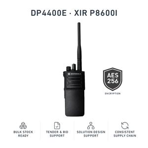 Radio numérique <span class=keywords><strong>Motorola</strong></span> DP4400e XiR P8600i DMR sans écran, radio bidirectionnelle 64 canaux, radio portable pour utilisation sur les sites de sécurité - Product Image 1