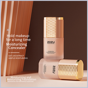 ZOZU Correcteur Hydratant Doux et Transparent à la Vitamine E, Respectueux de la Peau, Longue Durée, Imperméable, Fond de Teint en Bouteille Effet Verre, OEM ODM - Product Image 2