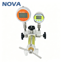 Calibrateur de pompe manuelle portable haute pression NOVA 60MPa - Équipement professionnel d'étalonnage de manomètre hydraulique manuel