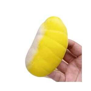 Jouet Squishy à Remontée Lente en Pulpe de Durian Dégradé, Jouet Anti-Stress en TPR Souple, Jouet Sensoriel Kawaii en Forme d'Aliment, Cadeau de Décompression - Product Image 5