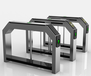 고속 출입구 스윙 배리어 스피드 턴스틸 게이트 턴스틸-내구성 IP66 LED 표시등 스테인리스 스틸 후차방지 - Product Image 3