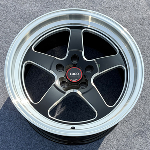 Rines Forjados de Cinco Radios con Beadlock de 15, 17, <span class=keywords><strong>18</strong></span> y 19 Pulgadas, 6x139.7, 5x127, 5x114.3 para <span class=keywords><strong>Ford</strong></span> <span class=keywords><strong>Mustang</strong></span> <span class=keywords><strong>GT</strong></span>, BMW M4, Dodge Challenger - Product Image 5