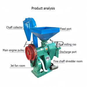 Machine à décortiquer le <span class=keywords><strong>riz</strong></span> électrique économique pour les petites exploitations agricoles, les rizeries et l'usage domestique - Product Image 3