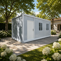 Maison mobile portable préfabriquée en structure d'acier, conteneur pliable, entrepôt, garage