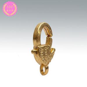 Boucle de bijoux Xin Duofu L8227 plaquée or, procédé hydraulique, pour bracelets et colliers. - Product Image 1