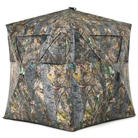 Tente de camouflage de chasse portable d'extérieur à 360 degrés, transparente, pop-up, pour le camping
