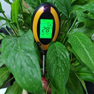 Máy kiểm tra đất kỹ thuật số 4 trong 1 với màn hình LCD cho nhiệt độ ẩm <span class=keywords><strong>pH</strong></span> ánh sáng mặt trời để chăm sóc cây trong nhà và ngoài trời - Product Image 3