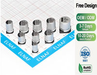 Condensateur électrolytique en aluminium SMD ShiCaXon, tolérance 10 %, 1uF-1000uF