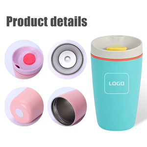 Özel Logolu Kahve Termos Bardakları 350ml 590ml 304 Paslanmaz Çelik Çift Cidarlı Vakumlu Yalıtımlı Seyahat Kupası Araba İçin Sızdırmaz Kapaklı - Product Image 2