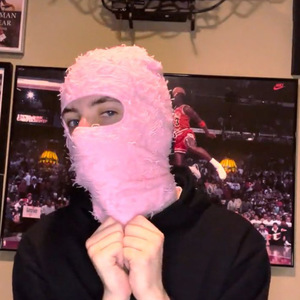 Mũ len trùm đầu TikTok sọc thời trang mùa đông, mũ len dệt kim, mũ trượt tuyết, khẩu trang đi xe máy, logo tùy chỉnh, 100% acrylic, dành cho trượt tuyết - Product Image 4