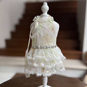 Envío Rápido de Fábrica: Vestidos de Verano de Diseño Suave y Delicado para Perros <span class=keywords><strong>Schnauzer</strong></span> Miniatura, Ideales para Bodas, Fiestas y Festivales de Cumpleaños de Mascotas - Product Image 5