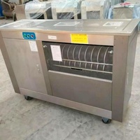 Machine automatique de fabrication de pains vapeur ronds en acier inoxydable, conception à double rouleau, machine à faire des pains vapeur