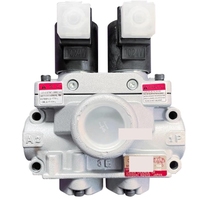 Vanne solénoïde double pneumatique AD-SL231D-508E-M2-DA4 DA1 DA2 DA3 AC220V, vanne de sécurité AD-SL231D-304D 406D 508D 712D-DD2 24VDC