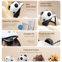 Casques de patinage à roulettes pour enfants avec motif d'ours brun, certificat 3C, scooter électrique pour enfants