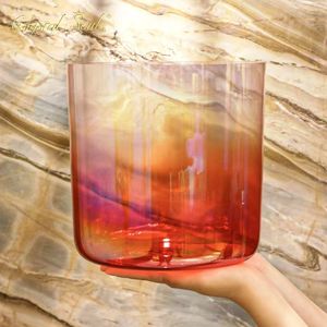 Crystal Soul 7-8,5 pulgadas Classic Seven Chakras Red Crystal Singing Bowl Sets Meditación Alchemy Bowls Fuente Fabricante - Product Image 3