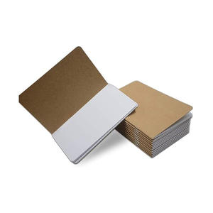 Cahier écologique recyclé, design simple personnalisé, couverture souple en papier kraft - Product Image 3