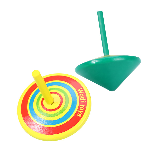 Новое поступление, оптовая продажа, классические деревянные спиннинговые топы, Образовательные Детские деревянные игрушки Монтессори с гироскопом