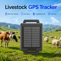 Легкий водонепроницаемый GPS-ошейник IP68 для отслеживания скота в реальном времени, 3 года работы от батареи, портативный дизайн для крупного рогатого скота