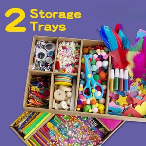 Trẻ Em Đồ Chơi Nghệ Thuật Và Thủ Công Mỹ Nghệ Crate Kit 3000 + Mảnh Sở Thích Nguồn Cung Cấp Thủ Công Vật Liệu Hộp Cho Nghệ Thuật Sáng Tạo Các Dự Án Cho Trẻ Em - Product Image 3