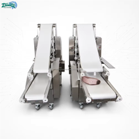 Machine à pain pita semi-automatique Zeling L-B1, capacité de 4800-5400 pièces/heure, épaisseur réglable, moule personnalisé, presse à pâte