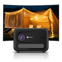 Nouveau projecteur portable OEM A6 Mini LED 4K Smart Full HD 1080P avec autofocus, Android 9, stéréo HIFI, luminosité 1200 ANSI, 40 degrés