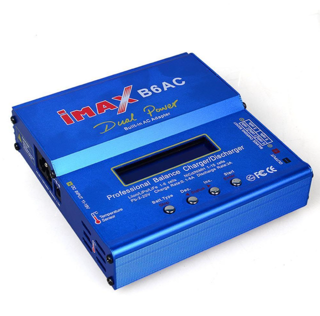 80W High Power B6AC Multi-function Intelligent Charger Lithium Battery Balance Charger