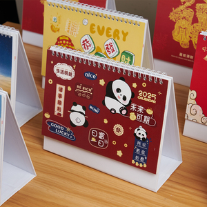 Nhà Máy bán hàng trực tiếp Lịch in tùy chỉnh bảng calendarios OEM giấy nghệ thuật bàn lịch với Sticker - Product Image 4
