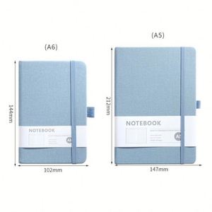 2025 New Custom Printing 80GSM A6 PU Leather Cover Dotted Hardcover Journal Notebook <b>Paper</b> Journal Custom Printing Journal Diary - Product Image 6