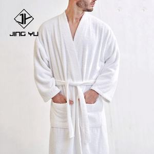 High Quality Winter White Bathrobe Custom Plush Luxury Hotel Bathrobe Manufacturer Design Unisex - Product Image 4
