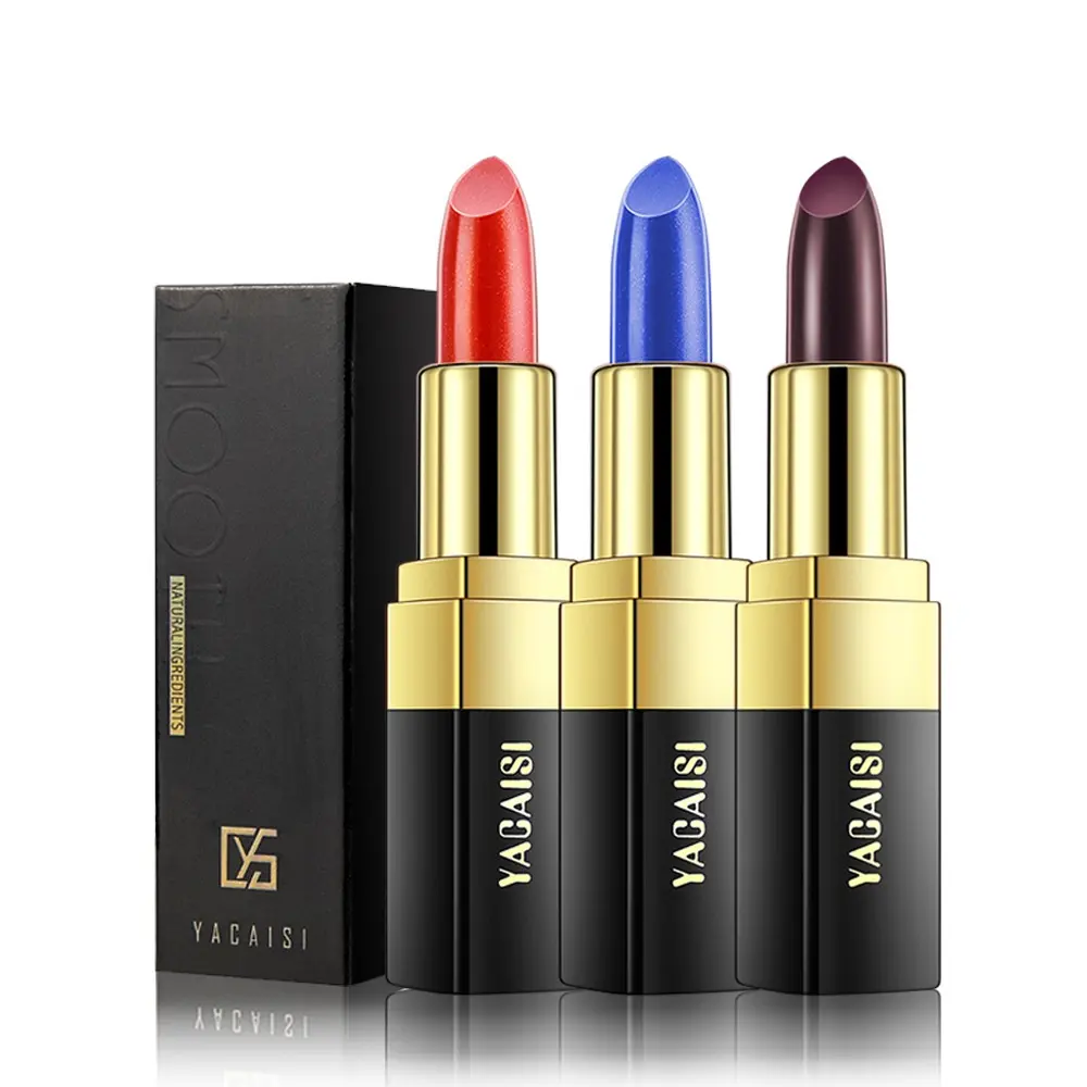 Großhandel blau Rose Lippen balsam befeuchten magischen Lippenstift ändern Farbe wasserdicht Farbwechsel magischen Lippenstift
