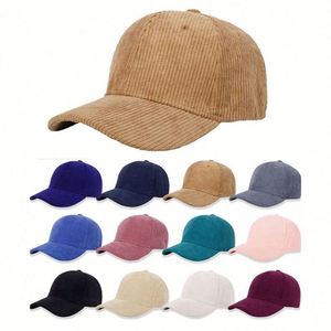 Custom Logo Baseball for Men <b>Women</b> Adjustable Sports Vintage Corduroy Hat Trucker <b>Cap</b> Promotion Gift - Product Image 1