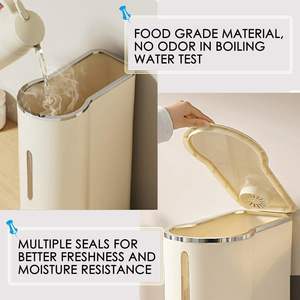 Offre Spéciale 10kg pp riz et grains 5kg boîte de stockage des aliments pour la cuisine grain riz conteneur 10kg 5kg - Product Image 4