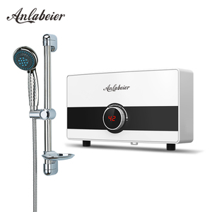 Calentador de Agua Eléctrico Instantáneo sin Tanque 220V con Pantalla LED, Impermeable IPX4, Protección contra Sobrecalentamiento para Proyectos de Apartamentos y Duchas Instantáneas - Product Image 1