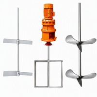 Agitateur vertical à engrenages pour usine d'extraction d'or, machine de mélange 15 kW