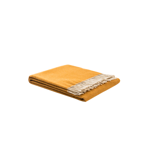 LANEROSSI-PLAID ISIDE 130X170CM OCRE - Product Image 1