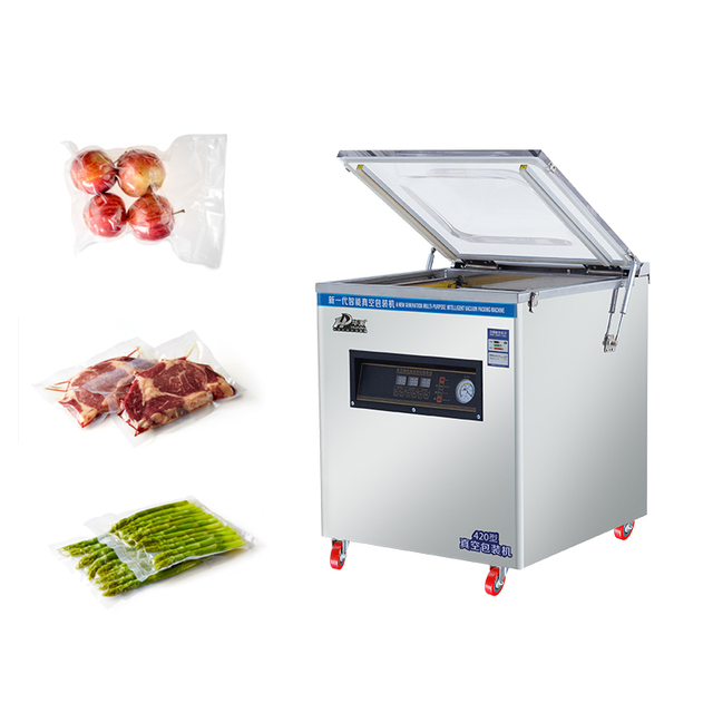 Cubic Shape Sealer Machine Single Chamber Vacuum Packaging Chicken Product Machine Lamb Vacuum Pack Machine