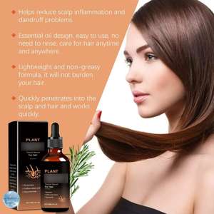 クロスボーダー専用髪再成長ローズマリー育毛刺激器強化ヘアエッセンス100% 天然バタナオイル - Product Image 1